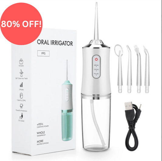 Portable Rechargeable Water Dental Flosser Oral Irrigator